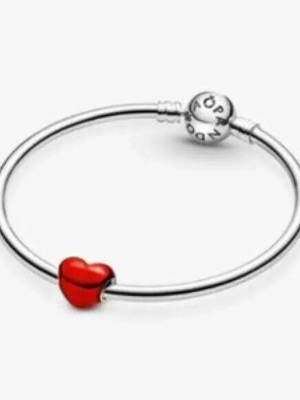 PANDORA Metallic Red Heart Charm